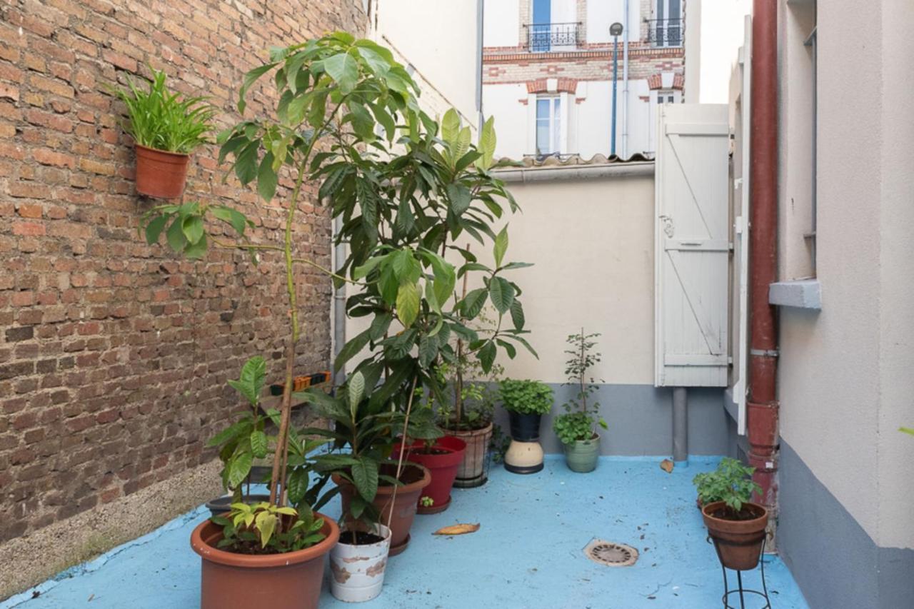 Bright Studio Located Near Paris Пантен Экстерьер фото